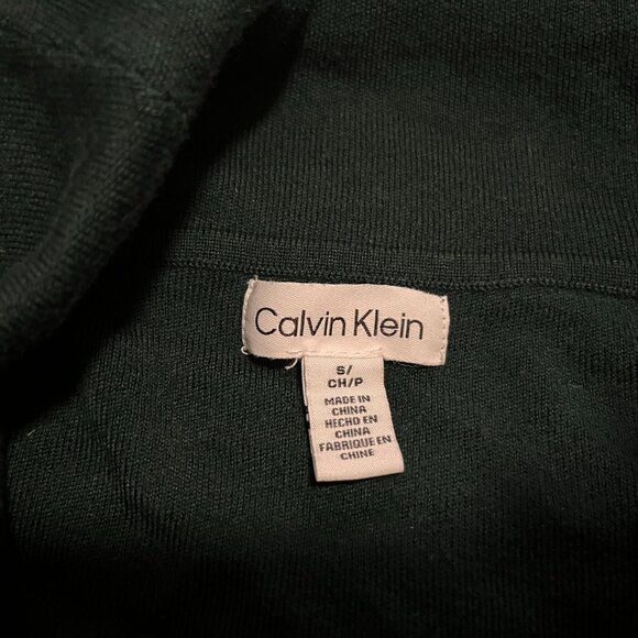 Green Calvin Kline Turtleneck Sweater - Picture 3 of 6